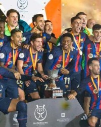 KOK体育平台体育-西超杯冠军，青涩巴萨成人礼，雏鹰已经起飞